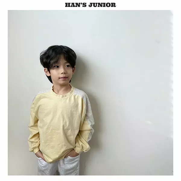 Han's - Korean Children Fashion - #kidzfashiontrend - Slit Tee - 7