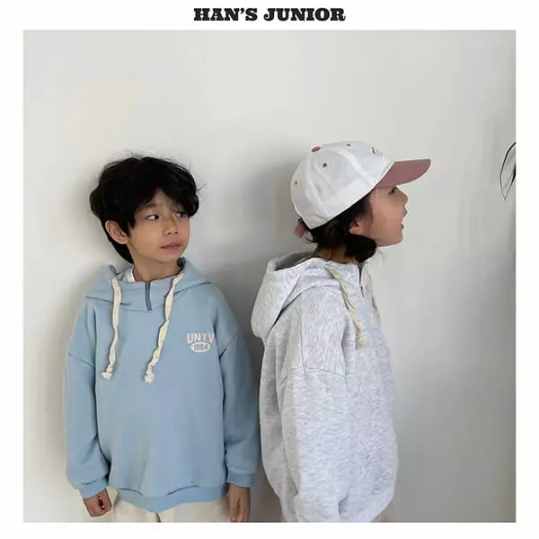 Han's - Korean Children Fashion - #littlefashionista - Zipper Hoody Sweatshirt - 12