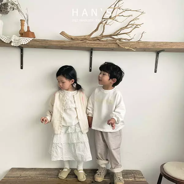 Han's - Korean Children Fashion - #magicofchildhood - Check Pants Beige Check - 3