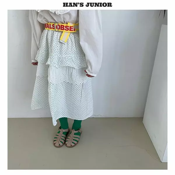 Han's - Korean Children Fashion - #stylishchildhood - Lace Can Can Skirt - 10