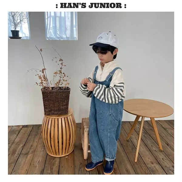 Han's - Korean Children Fashion - #todddlerfashion - Yaggi Overalls