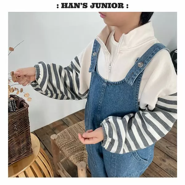 Han's - Korean Children Fashion - #toddlerclothing - Yaggi Overalls - 2