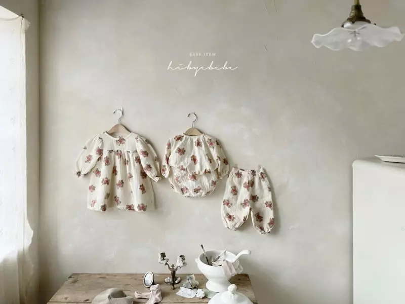 Happy Prince - Korean Baby Fashion - #babyboutique - Yotu Bear Top Shorts Pants Set - 9