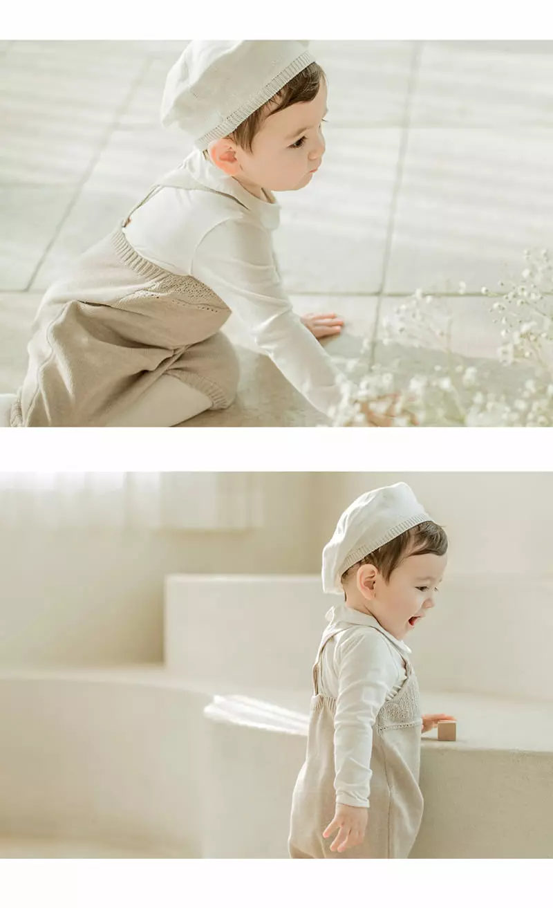 Happy Prince - Korean Baby Fashion - #babyboutique - Sandel Knit Baby Overalls - 3