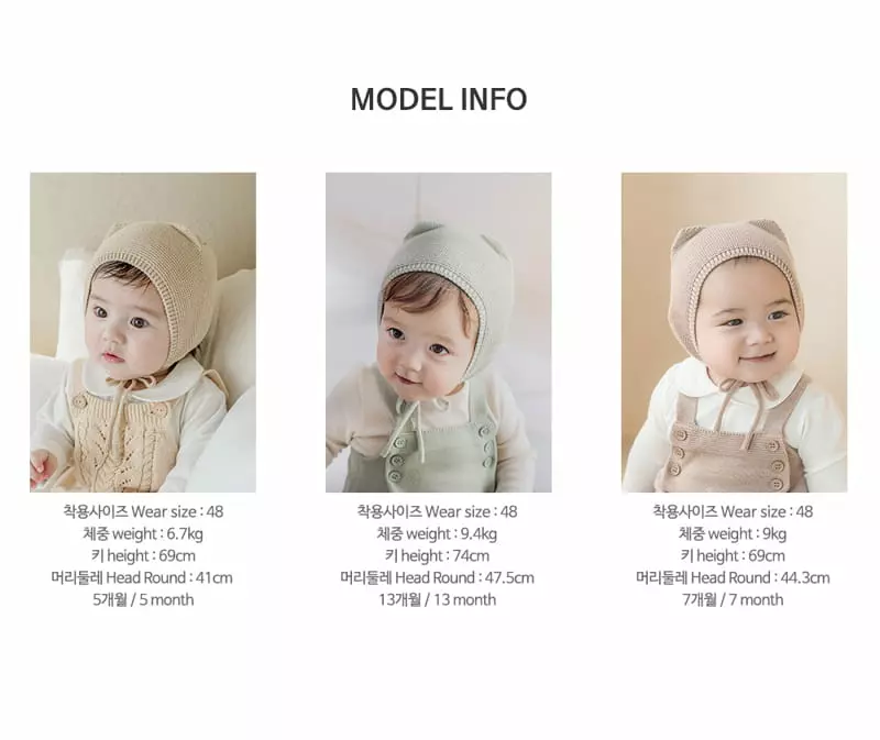 Happy Prince - Korean Baby Fashion - #babyboutique - Mu Mu Knit Baby Hat - 10