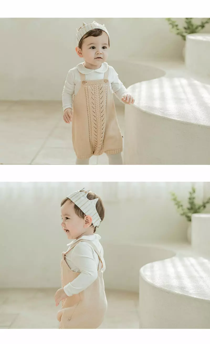 Happy Prince - Korean Baby Fashion - #onlinebabyshop - olo Knit Baby Coveralls - 4