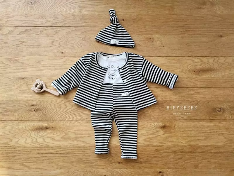 Happy Prince - Korean Baby Fashion - #babyboutiqueclothing - Everyday Wear Cardigan Leggings Hat Tee Set - 12