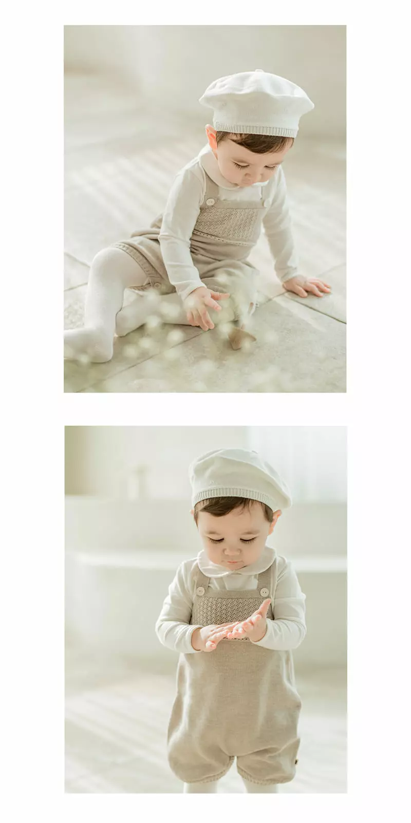 Happy Prince - Korean Baby Fashion - #babyboutique - Sandel Knit Baby Overalls - 4