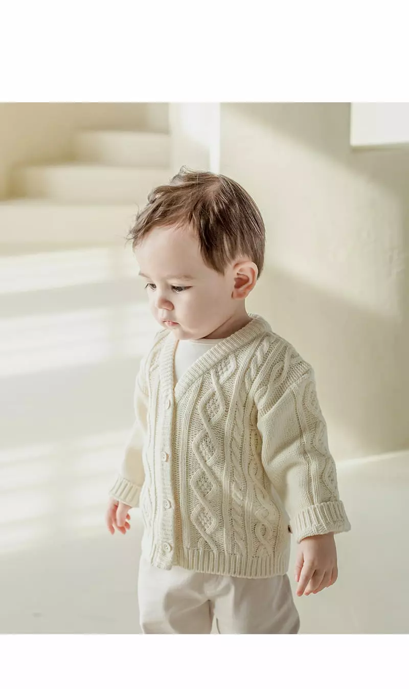 Happy Prince - Korean Baby Fashion - #babyboutiqueclothing - Bessel Knit Cardigan