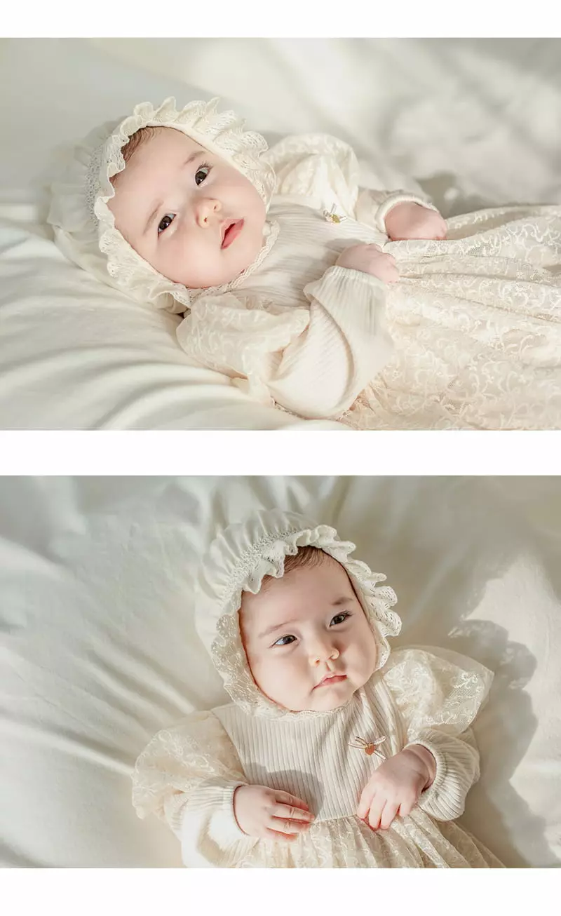 Happy Prince - Korean Baby Fashion - #babyclothing - Elly Organic Baby Bonnet - 3