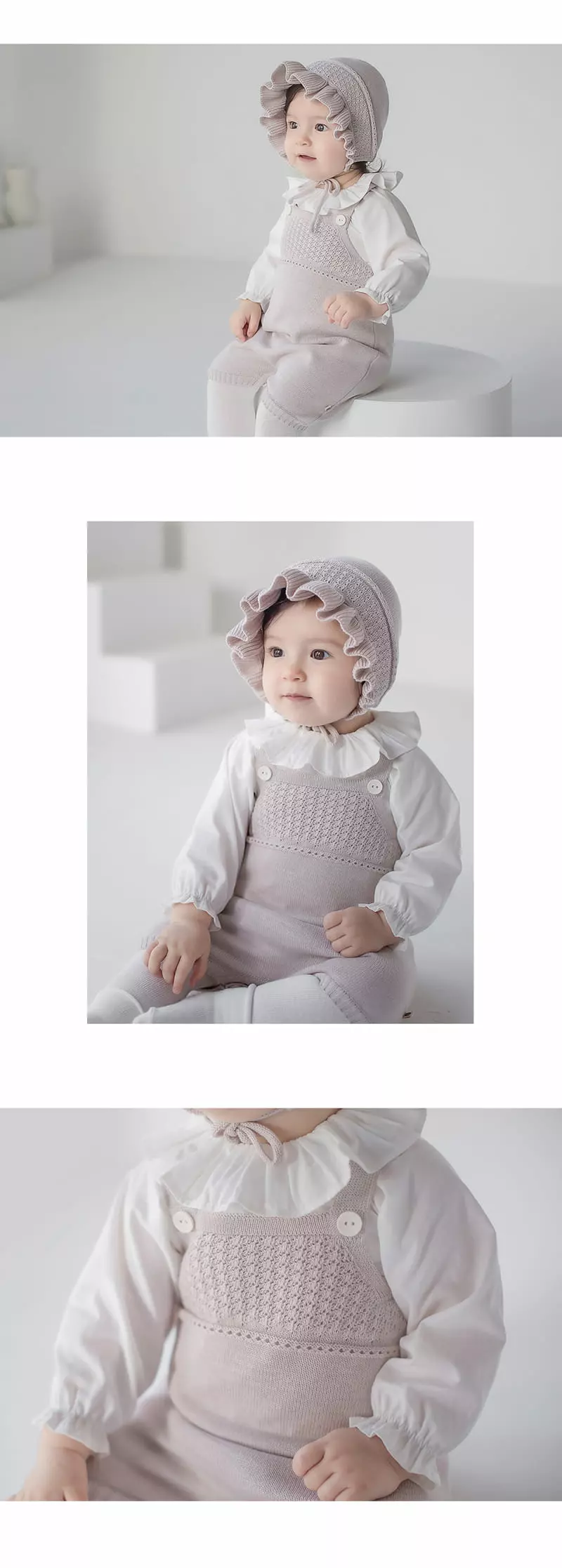 Happy Prince - Korean Baby Fashion - #babyclothing - Sandel Knit Baby Overalls - 5