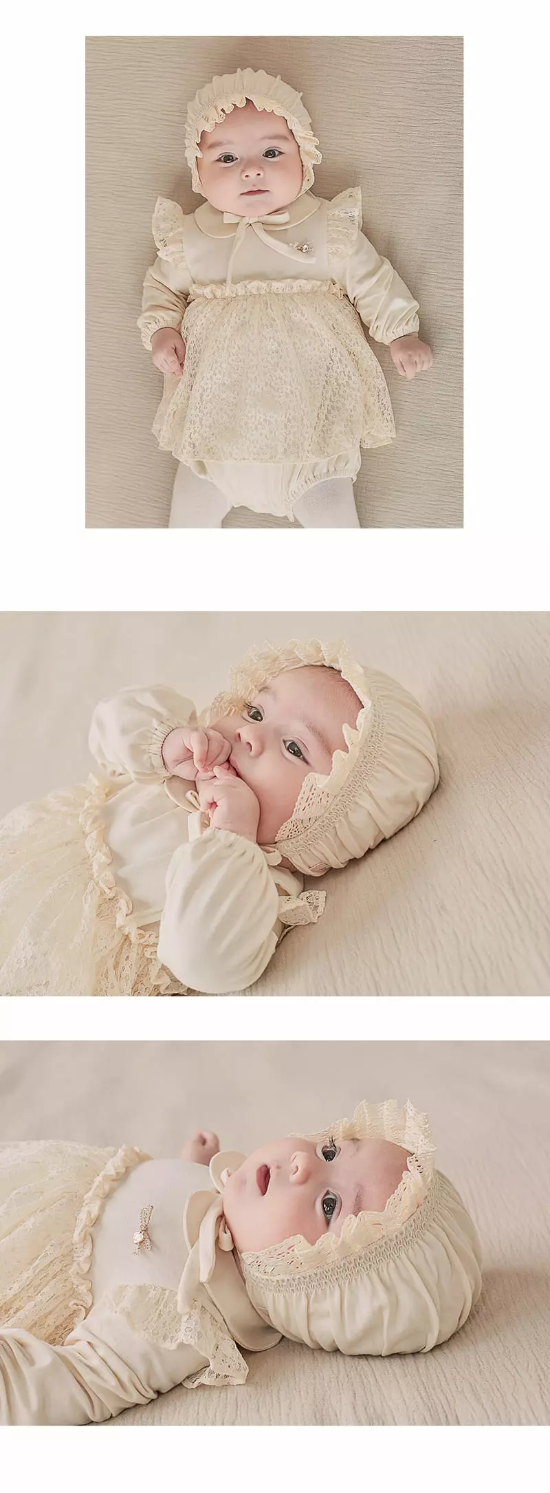 Happy Prince - Korean Baby Fashion - #babyclothing - Elly Organic Baby Bonnet - 4