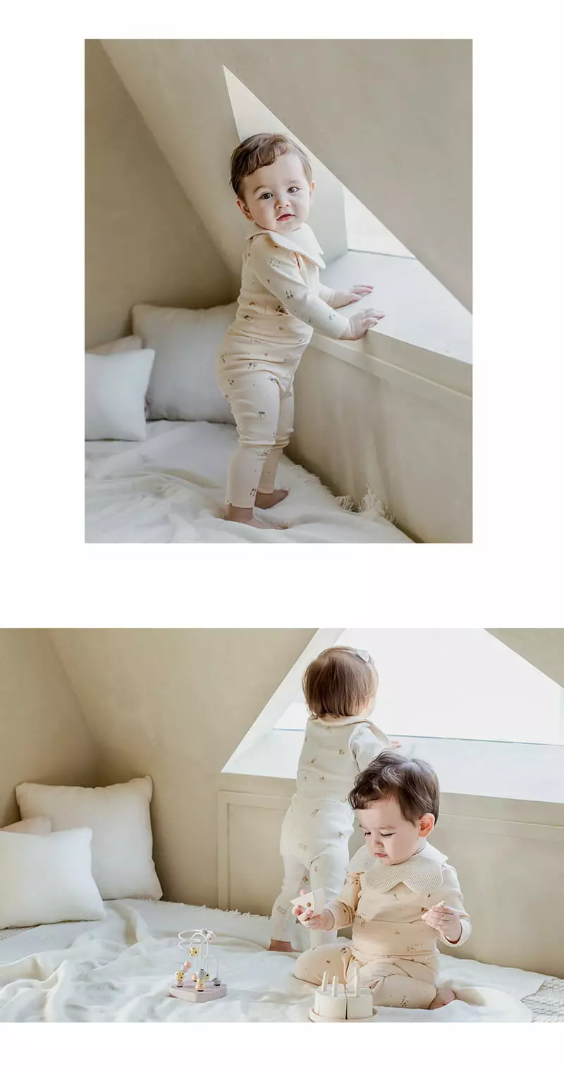 Happy Prince - Korean Baby Fashion - #babygirlfashion - Timo Baby Easywear Yellow - 5