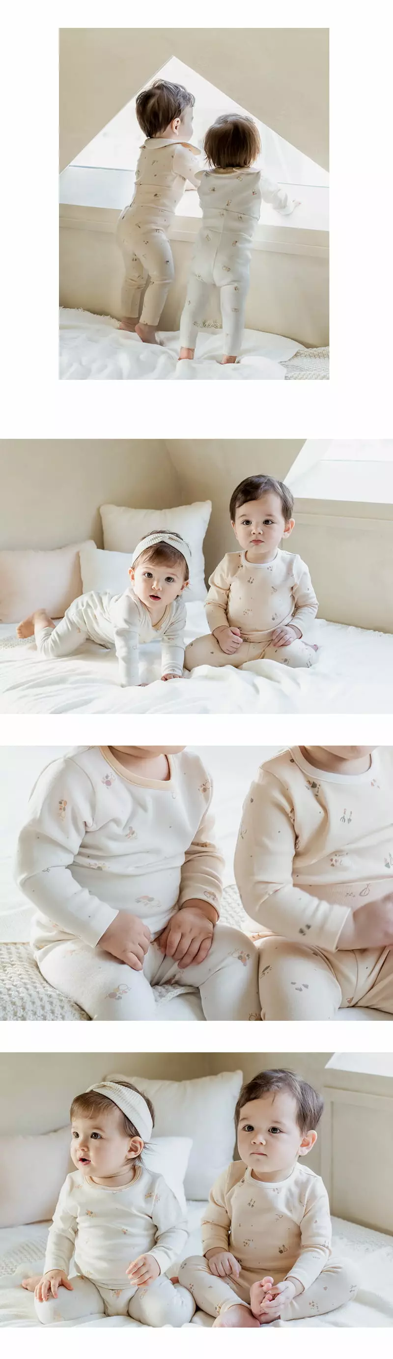 Happy Prince - Korean Baby Fashion - #babylifestyle - Timo Baby Easywear Ivory - 5