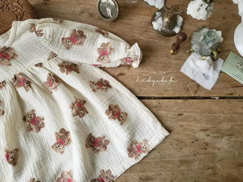 Happy Prince - Korean Baby Fashion - #babyoninstagram - Yoru Bear Oen-piece
