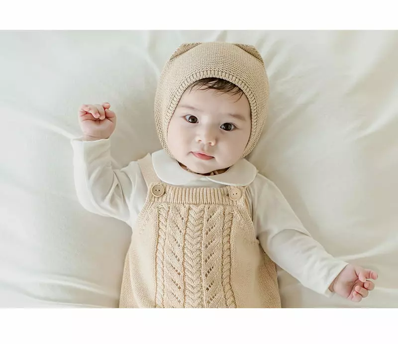 Happy Prince - Korean Baby Fashion - #babyoninstagram - Mu Mu Knit Baby Hat - 3