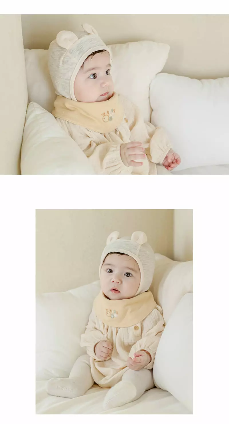 Happy Prince - Korean Baby Fashion - #babyootd - Moti Reversible Baby Bananabib - 3
