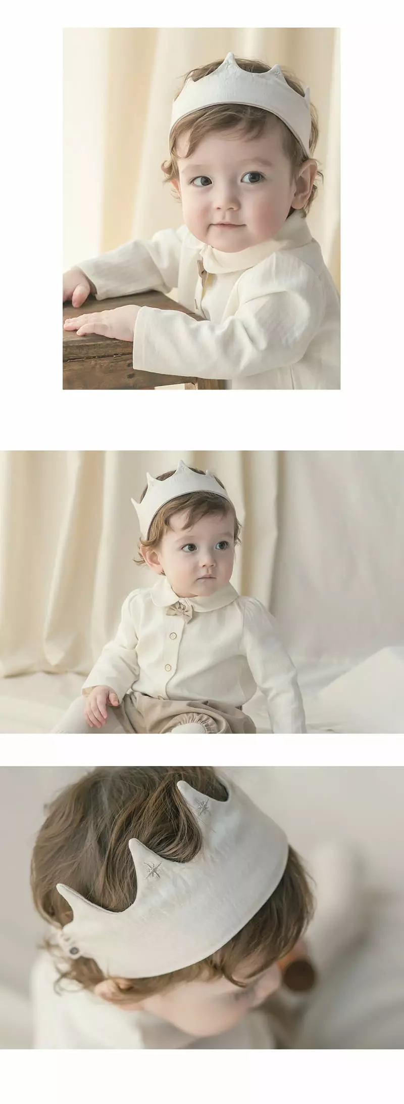 Happy Prince - Korean Baby Fashion - #babyoutfit - Flot Crown Hairband [set of 5] - 5
