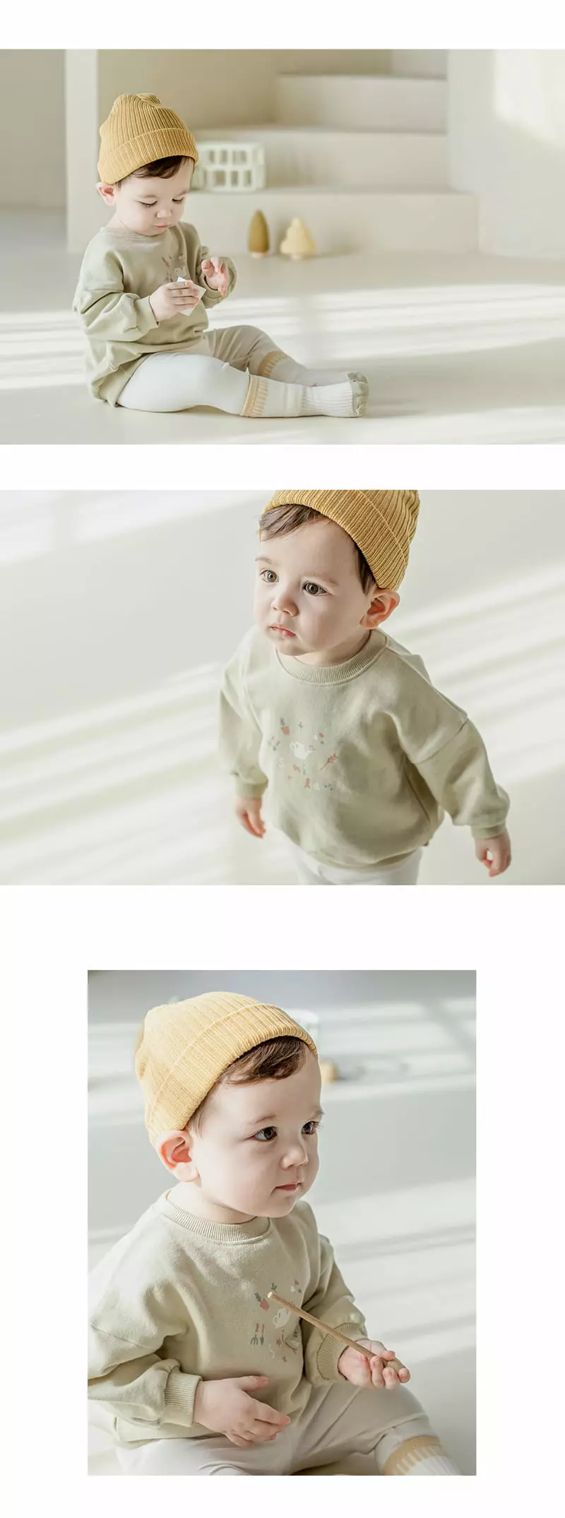 Happy Prince - Korean Baby Fashion - #babyoutfit - Puri Baby Sweatshirt - 3