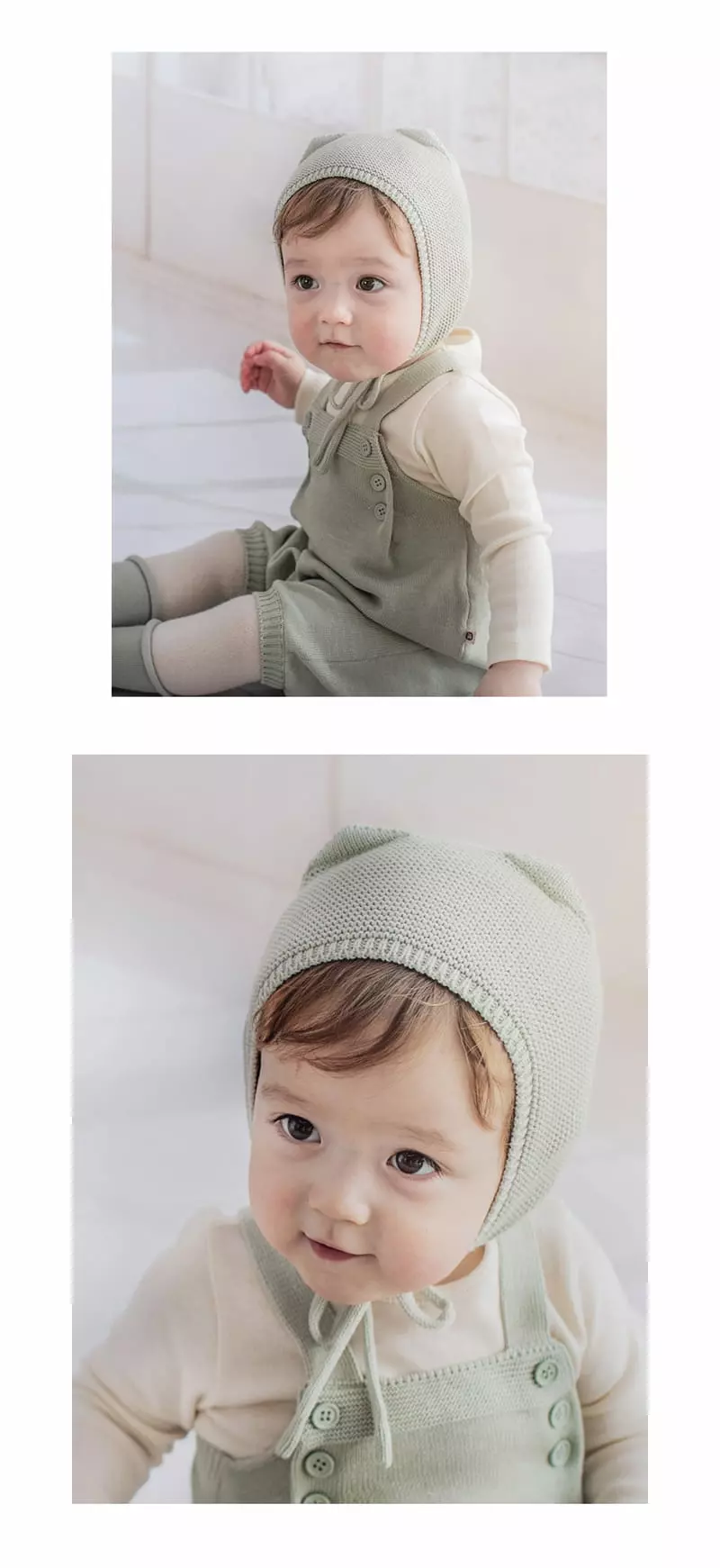 Happy Prince - Korean Baby Fashion - #babyoutfit - Mu Mu Knit Baby Hat - 5