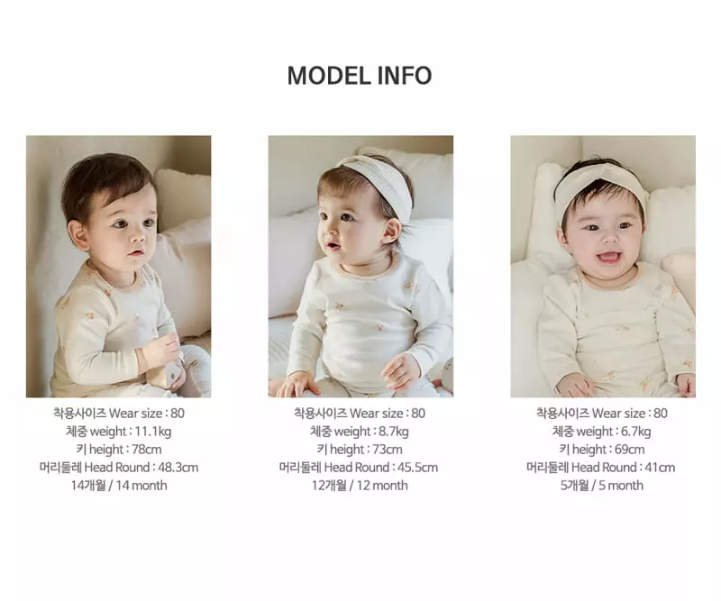 Happy Prince - Korean Baby Fashion - #babywear - Timo Baby Easywear Ivory - 10