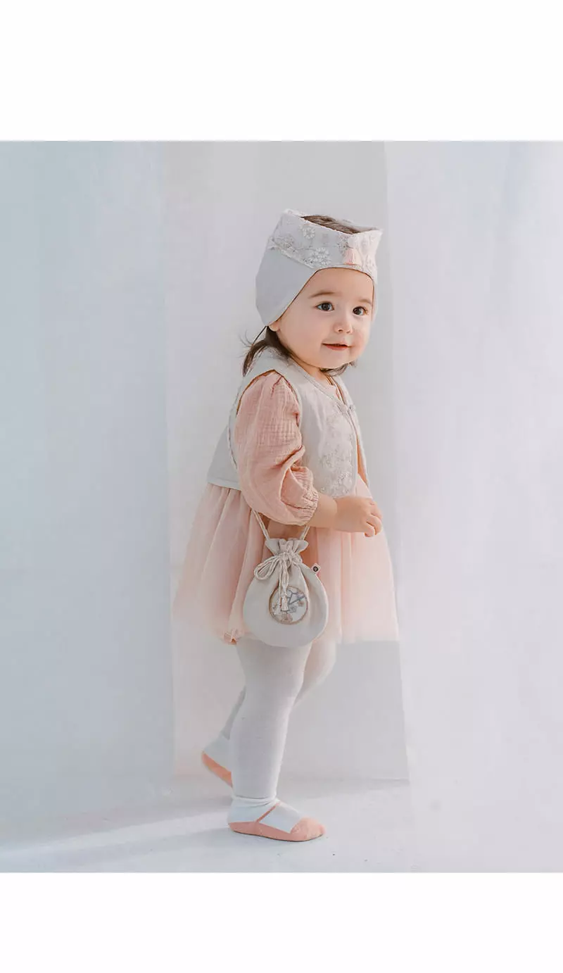 Happy Prince - Korean Baby Fashion - #onlinebabyboutique - Onsemiro Girl Hanbok Set
