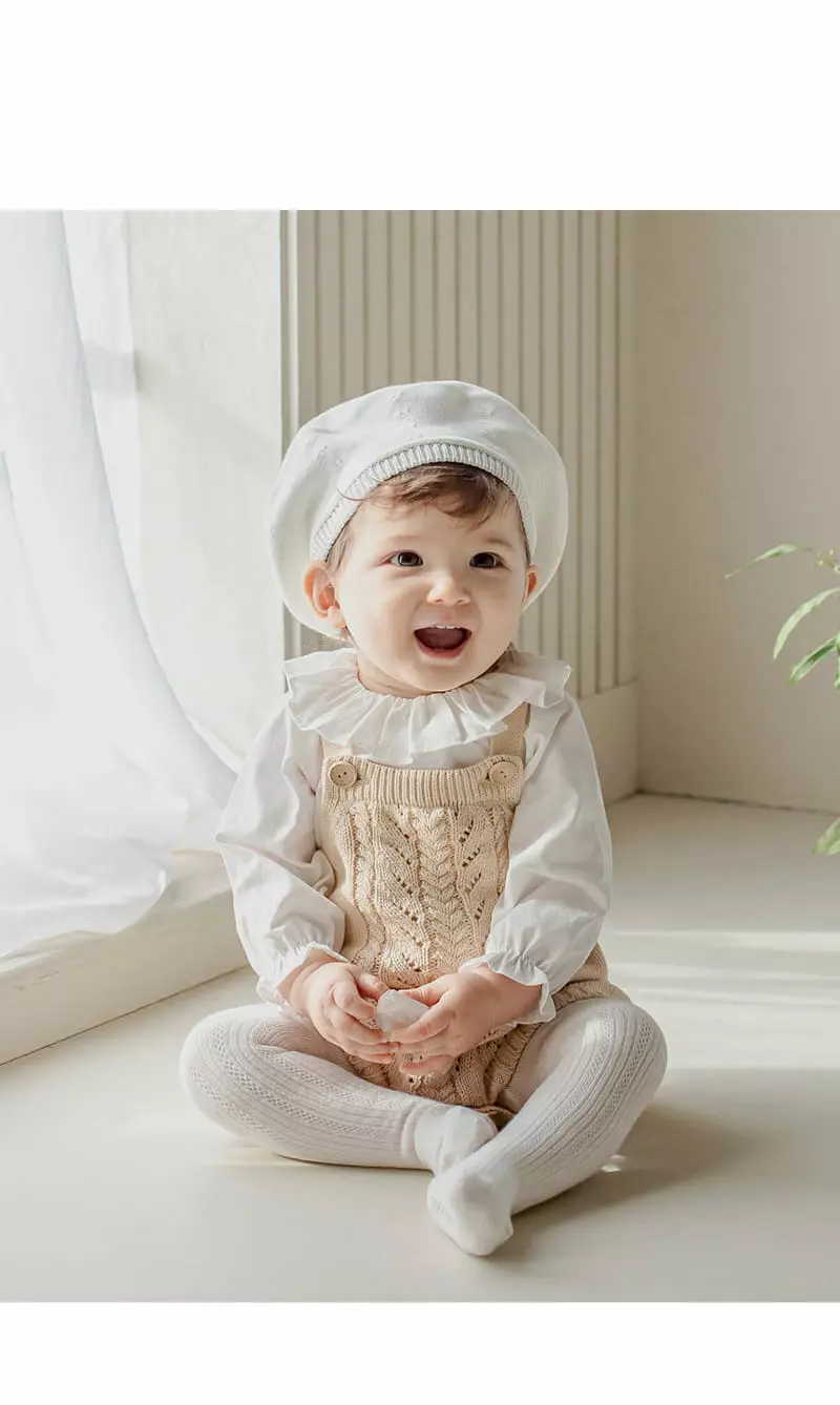 Happy Prince - Korean Baby Fashion - #onlinebabyboutique - Celine Frill Baby Blouse