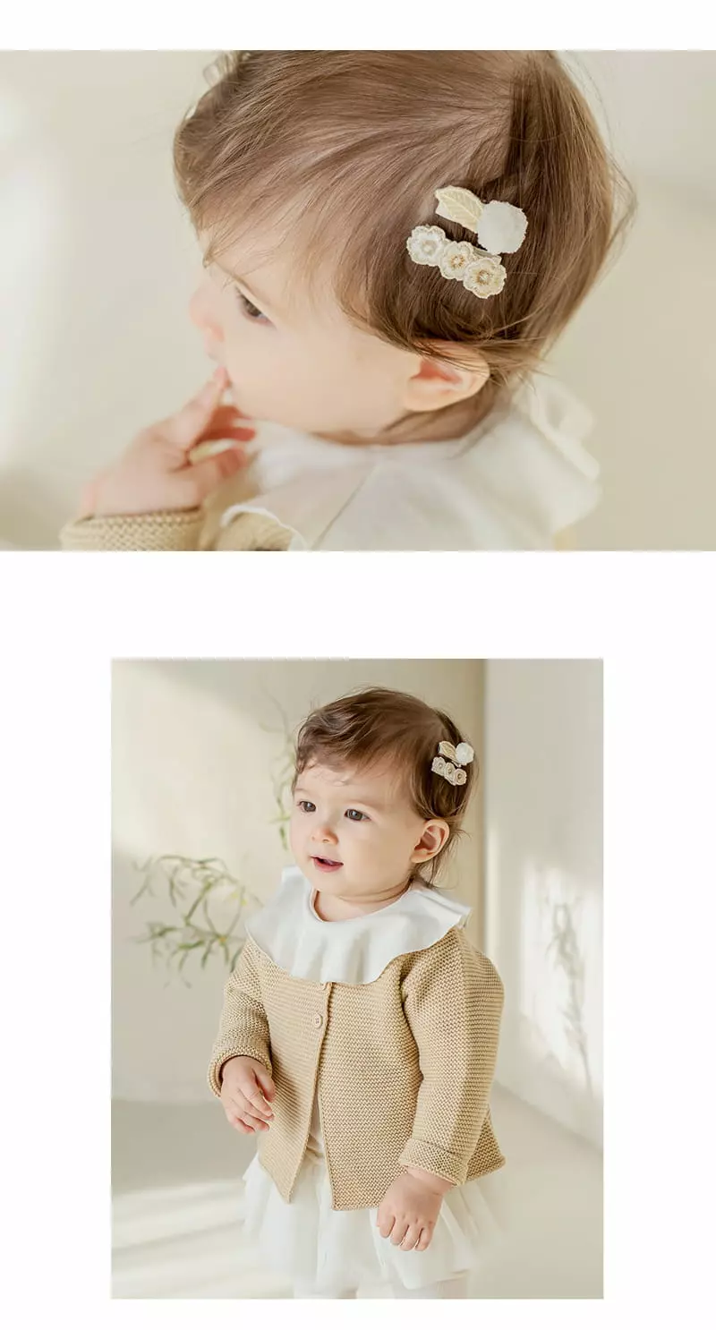 Happy Prince - Korean Baby Fashion - #onlinebabyboutique - Lolo Baby Hairpin [set of 5] - 3