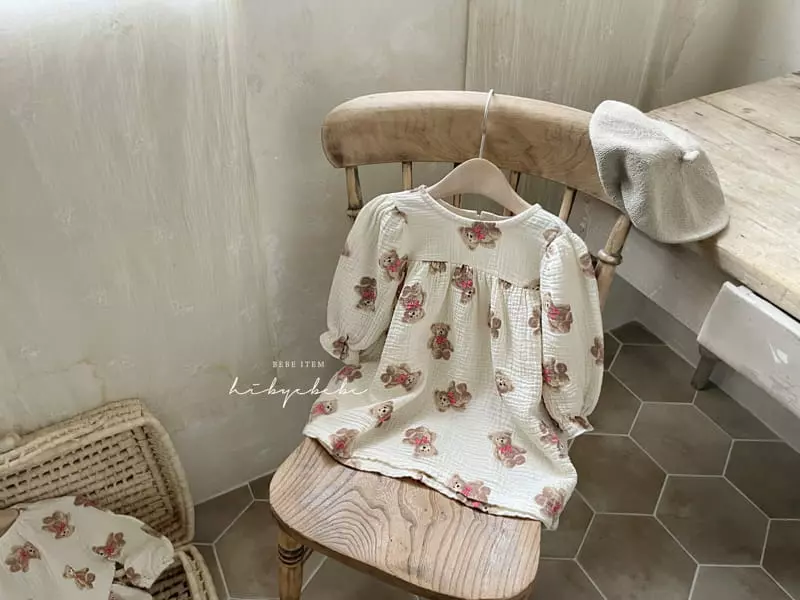 Happy Prince - Korean Baby Fashion - #onlinebabyshop - Yoru Bear Oen-piece - 7