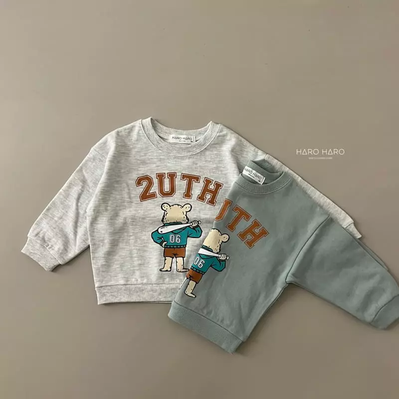 Haro Haro - Korean Children Fashion - #childofig - Baseball Sweatshirt - 6