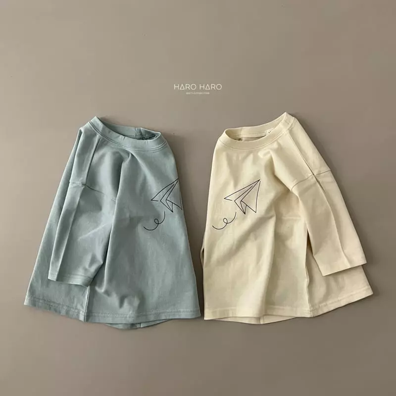 Haro Haro - Korean Children Fashion - #prettylittlegirls - Paper Airplane Tee - 4