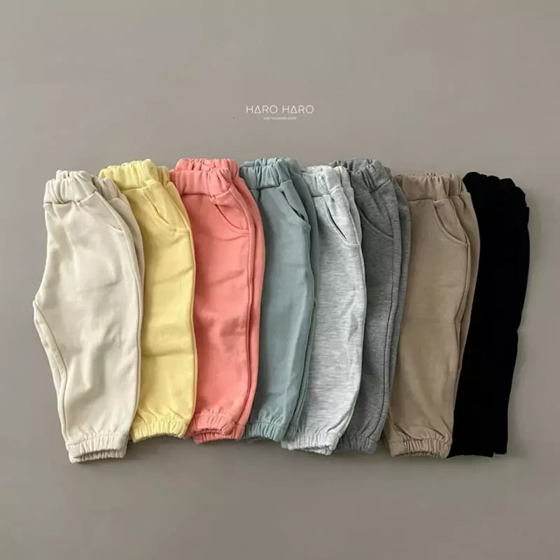 Haro Haro - Korean Children Fashion - #childrensboutique - Everyday Jogger Pants - 2