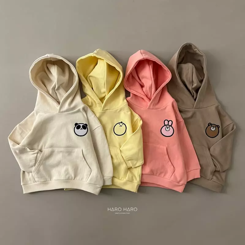 Haro Haro - Korean Children Fashion - #childrensboutique - Zoo Hoody Tee - 5