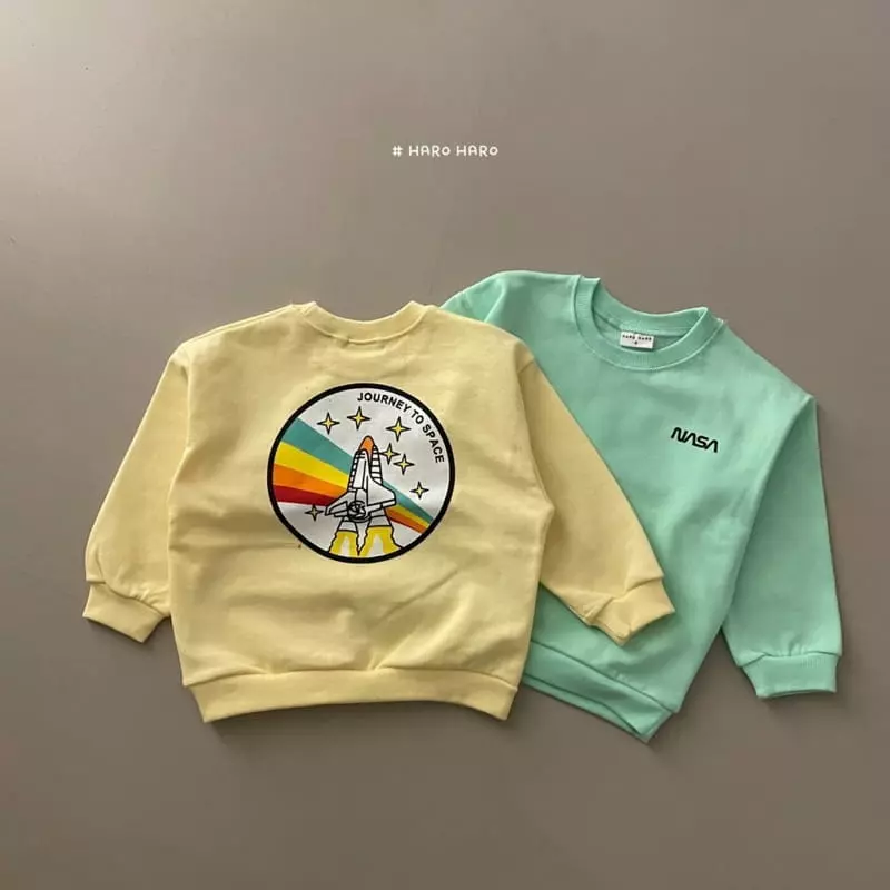 Haro Haro - Korean Children Fashion - #designkidswear - Space Travel Sweatshirt - 7