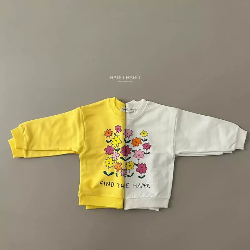 Haro Haro - Korean Children Fashion - #designkidswear - Flower Sweatshirt - 5