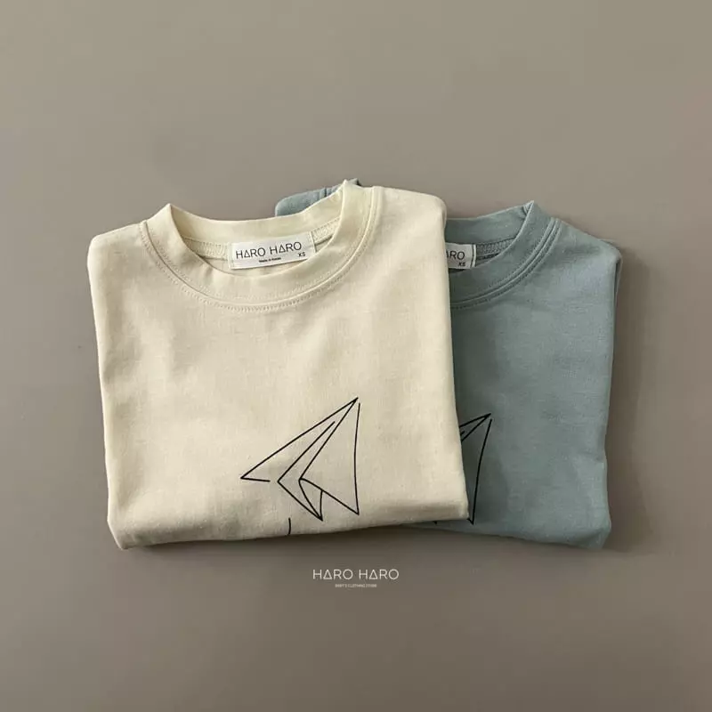Haro Haro - Korean Children Fashion - #designkidswear - Paper Airplane Tee - 7