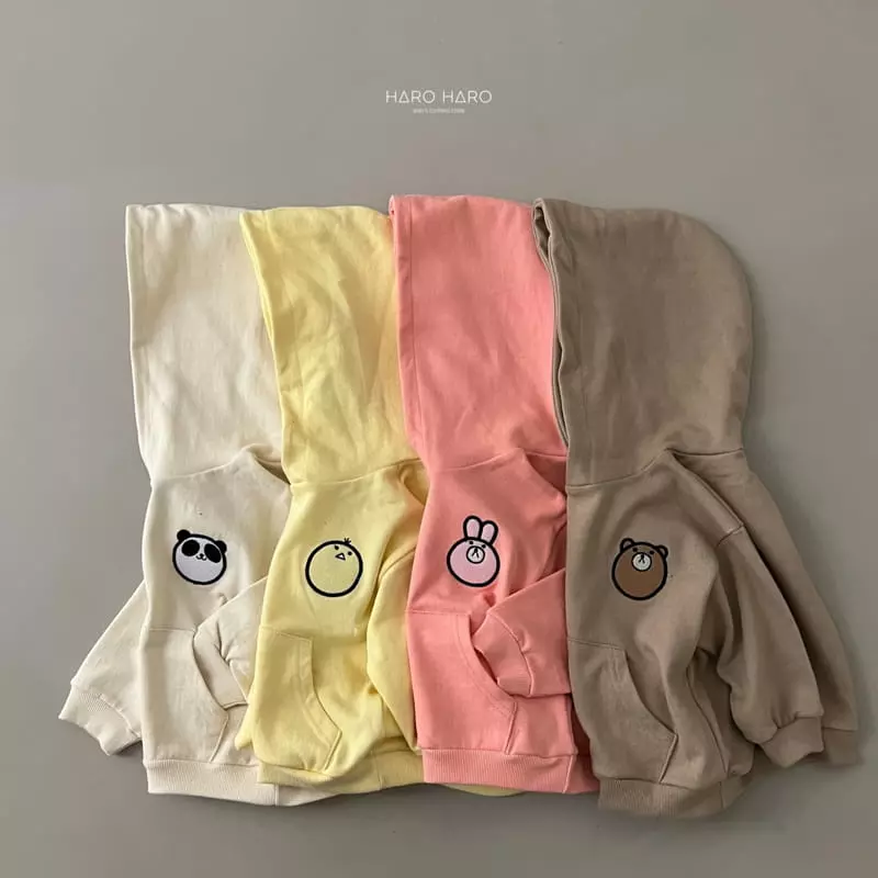 Haro Haro - Korean Children Fashion - #discoveringself - Zoo Hoody Tee - 7