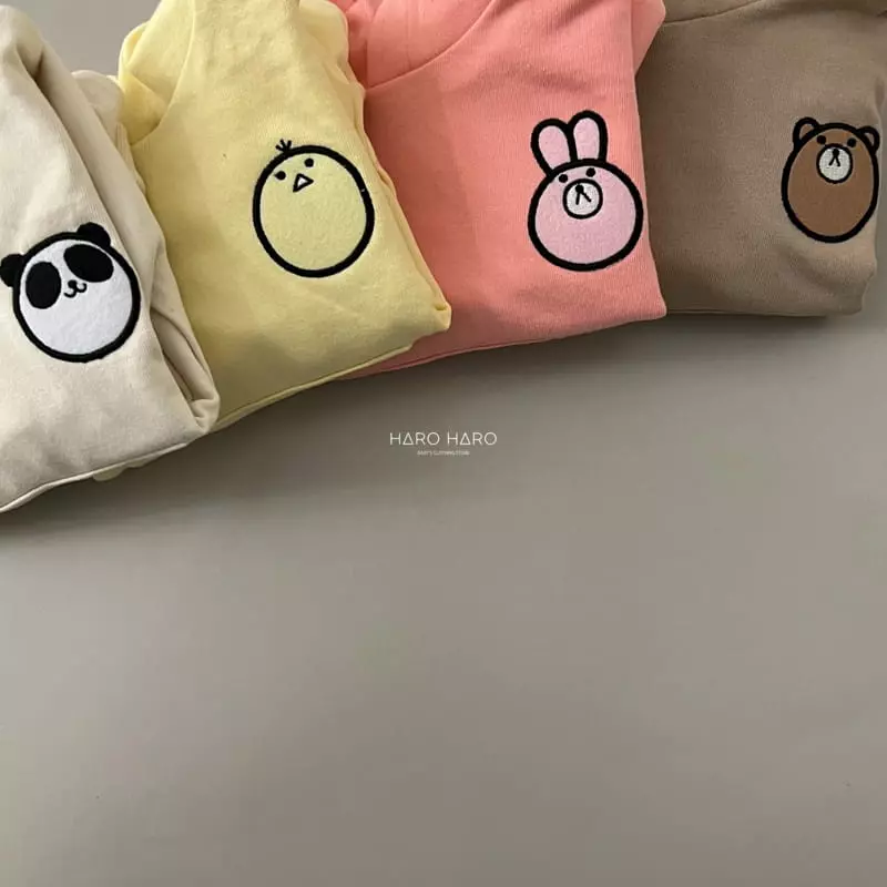 Haro Haro - Korean Children Fashion - #fashionkids - Zoo Hoody Tee - 8