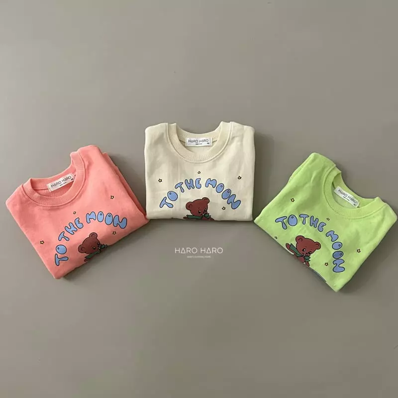 Haro Haro - Korean Children Fashion - #kidsshorts - Rocket Bear Sweatshirt - 6