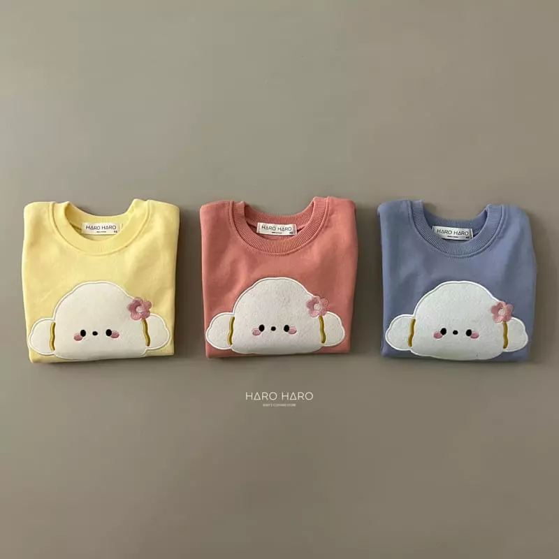 Haro Haro - Korean Children Fashion - #kidsshorts - Puppy Sweatshirt - 5