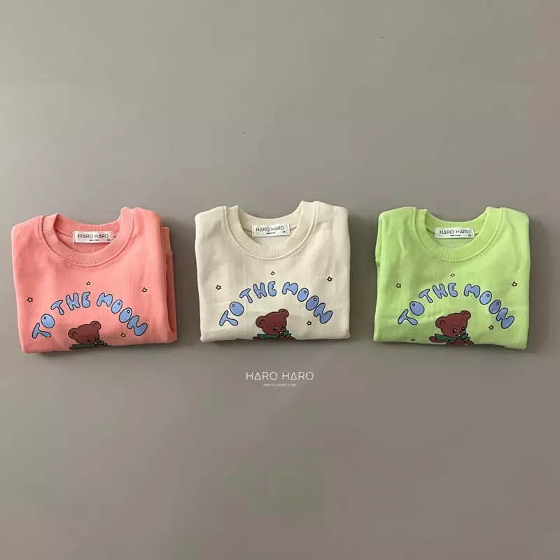 Haro Haro - Korean Children Fashion - #kidsstore - Rocket Bear Sweatshirt - 7