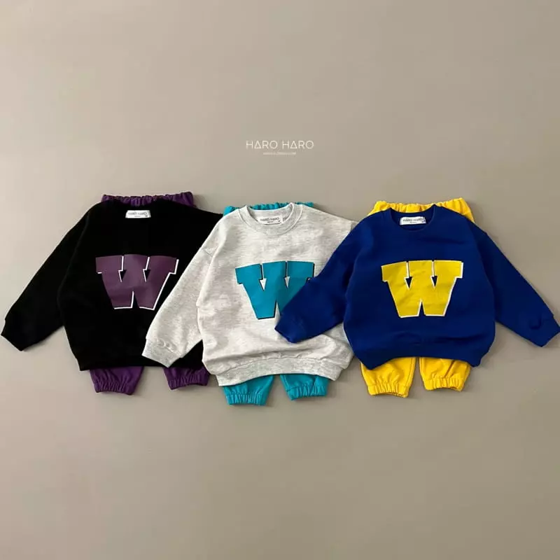 Haro Haro - Korean Children Fashion - #kidsstore - W Top Bottom Set - 9