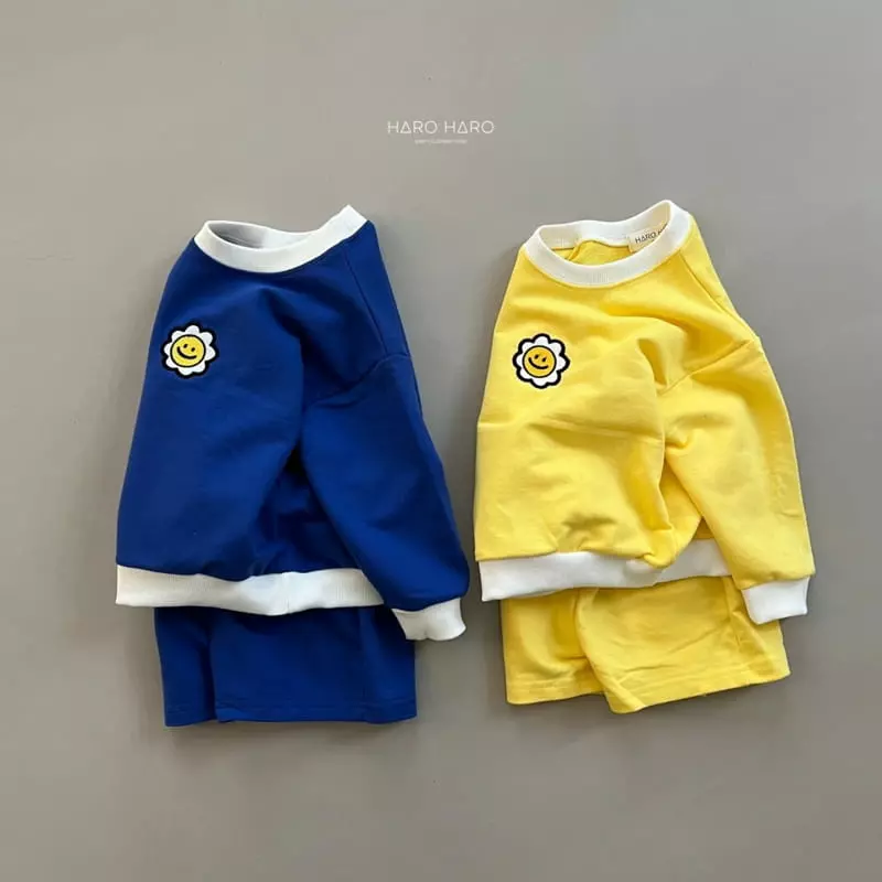 Haro Haro - Korean Children Fashion - #magicofchildhood - Sun Flower Top Bottom SEt - 5