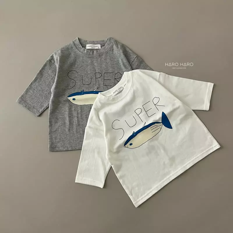 Haro Haro - Korean Children Fashion - #magicofchildhood - Super Tuna Tee - 3