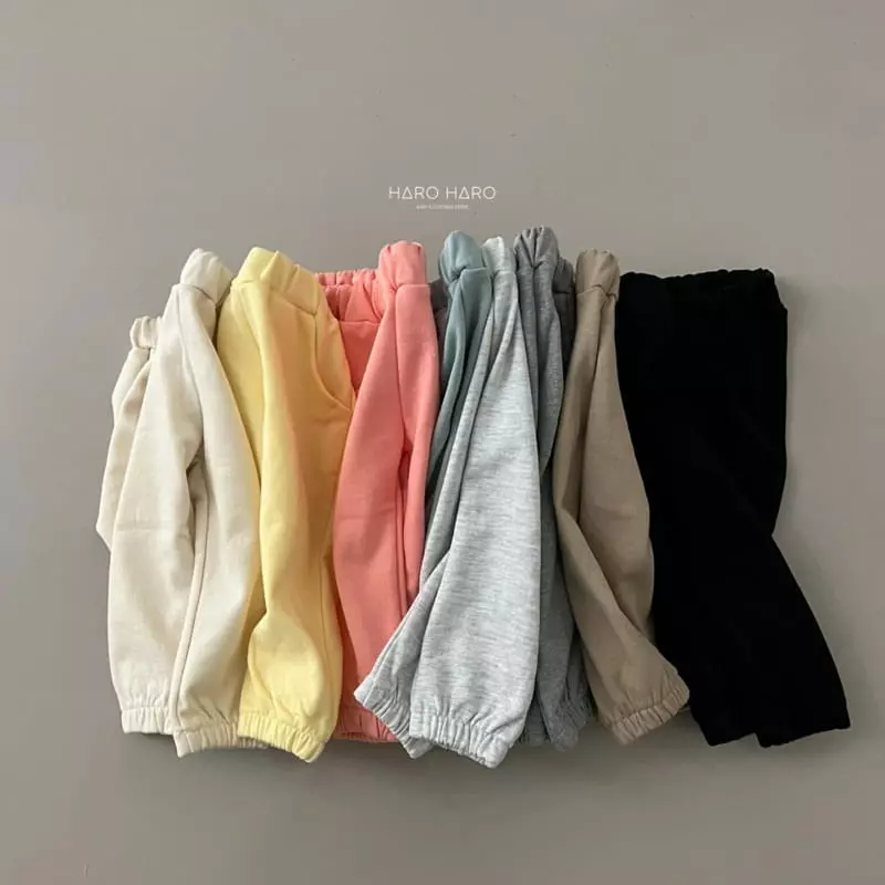 Haro Haro - Korean Children Fashion - #minifashionista - Everyday Jogger Pants - 12