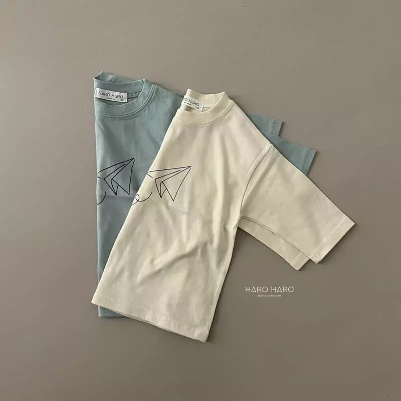 Haro Haro - Korean Children Fashion - #minifashionista - Paper Airplane Tee - 2