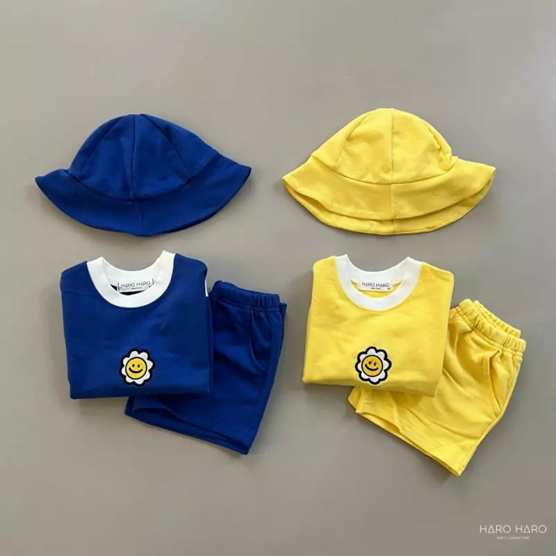 Haro Haro - Korean Children Fashion - #prettylittlegirls - Sun Flower Top Bottom SEt - 7