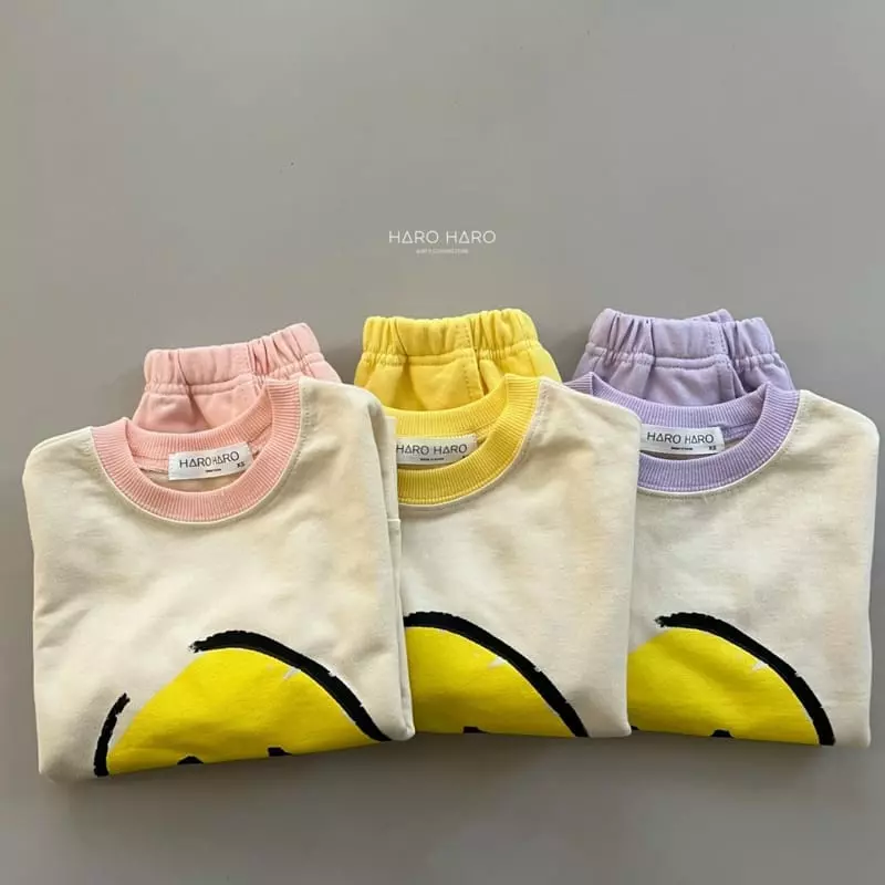 Haro Haro - Korean Children Fashion - #prettylittlegirls - Smile Top Bottom Set - 5