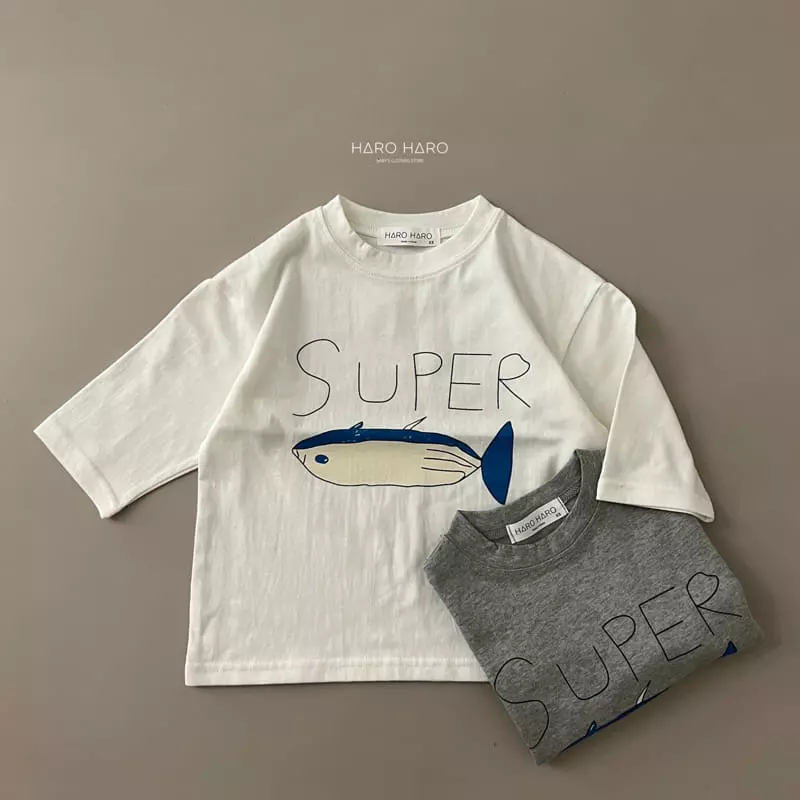 Haro Haro - Korean Children Fashion - #prettylittlegirls - Super Tuna Tee - 5