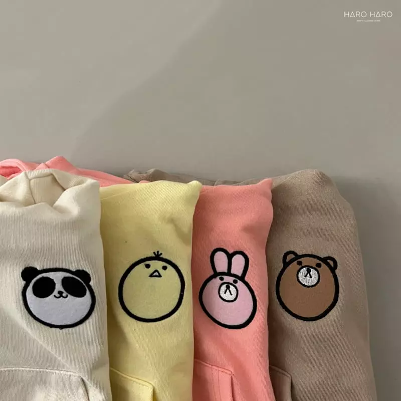 Haro Haro - Korean Children Fashion - #stylishchildhood - Zoo Hoody Tee - 3